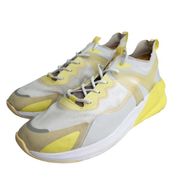 Fabletics Womens Shoes Size 9 Yellow Cheviot Performance Sneakers  Athletic - Picture 1 of 9